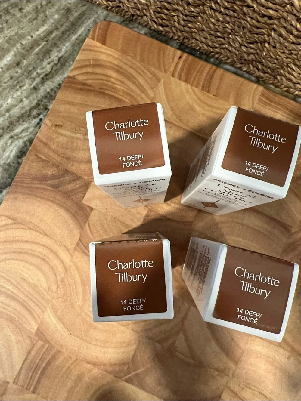 NIB! Charlotte Tilbury Unreal SkinSheer Glow Tint Deep 14 BUNDLE